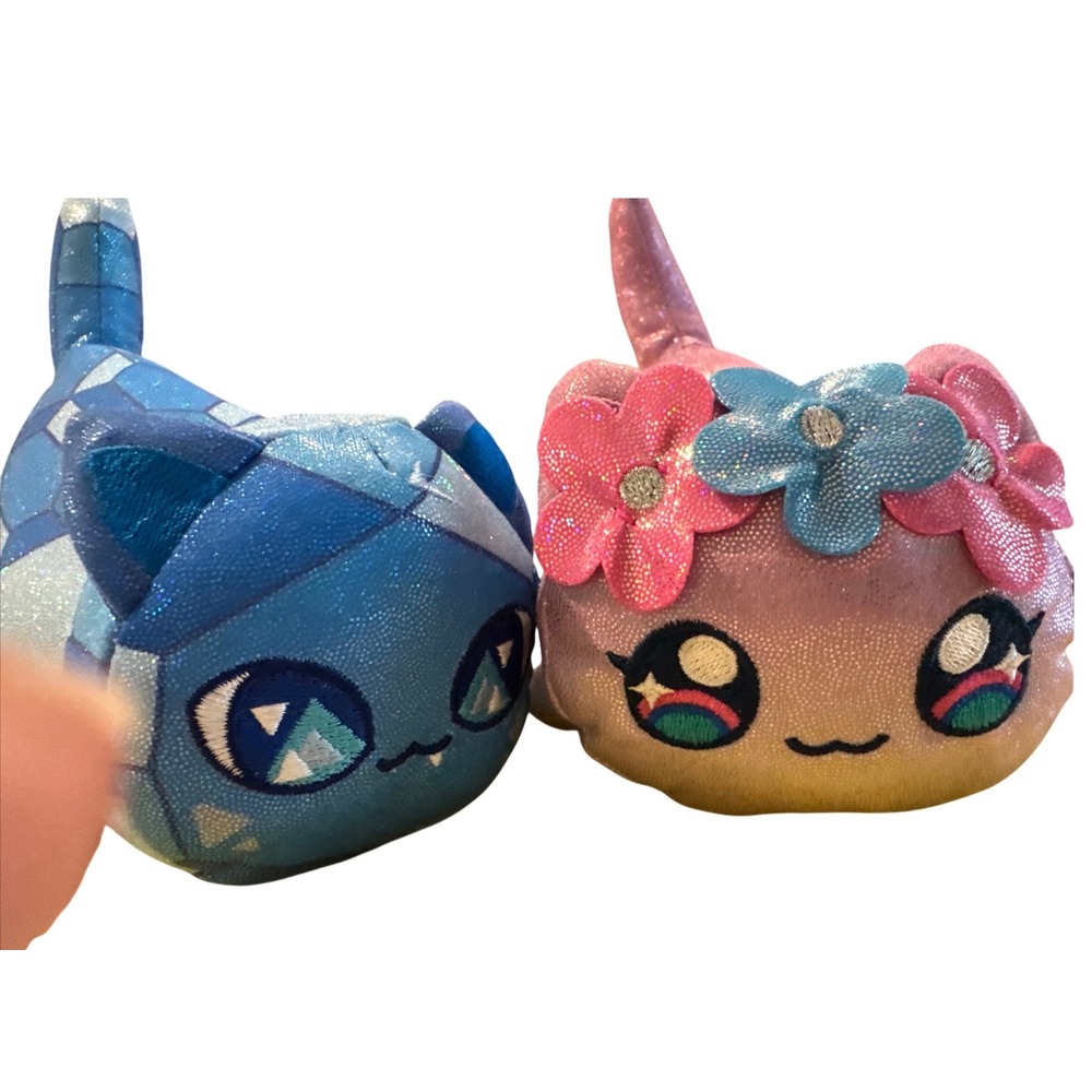 Aphmau MeeMeows Celestial Mystery Plush Diamond Cat & Butterfly Cat Set 6 Inch